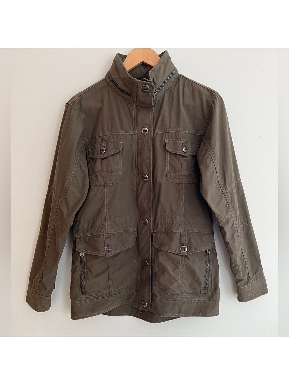KUHL Rekon Jacket Utility Military Zip & Button Closure Pockets Outdoors Urban